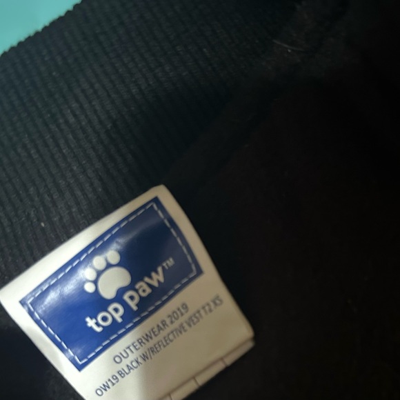 Top Paw Black & Gray Dog Jacket, size XS, smoke free home - Picture 3 of 3